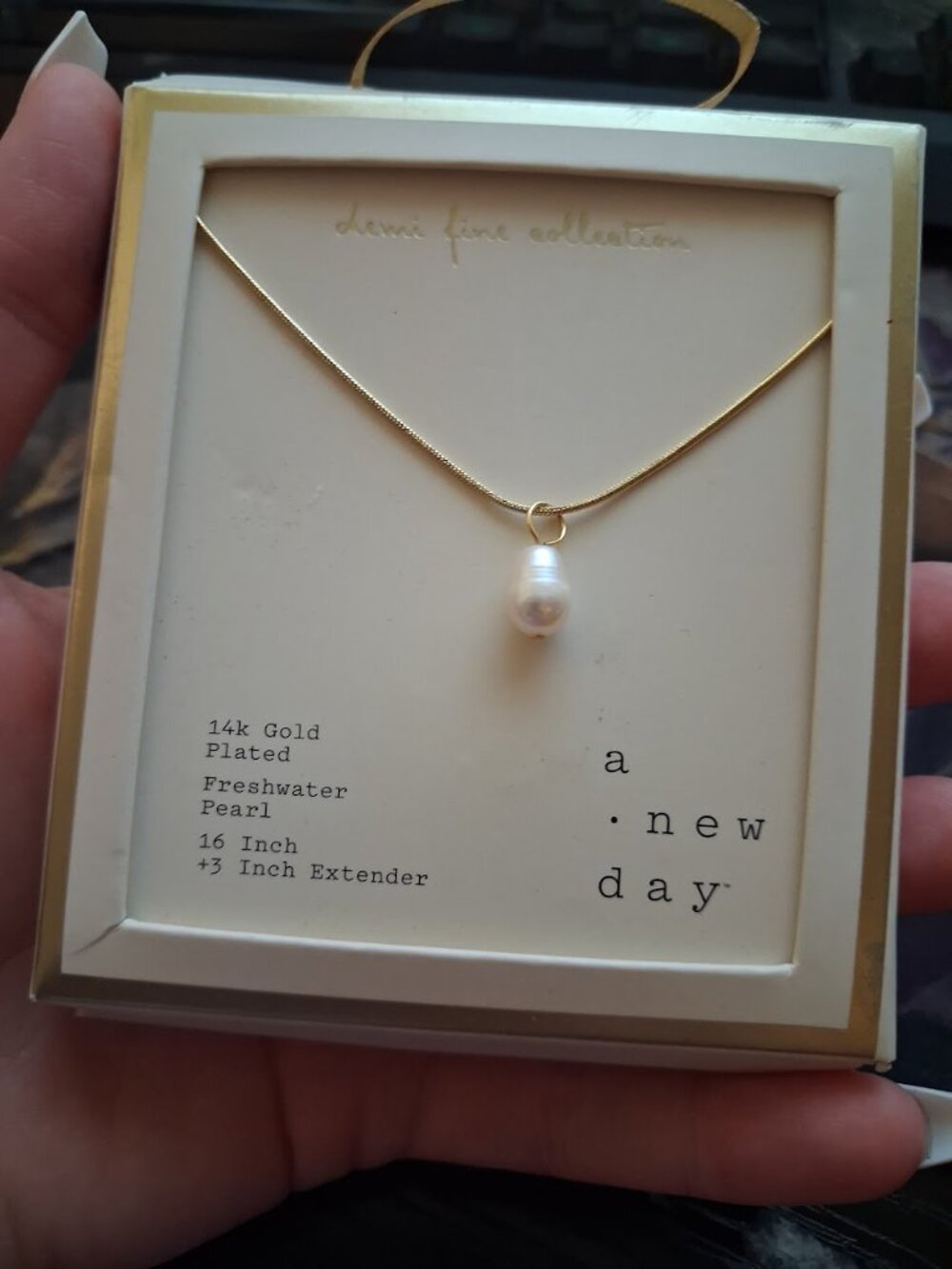 A new Day Demi fine Collection necklace